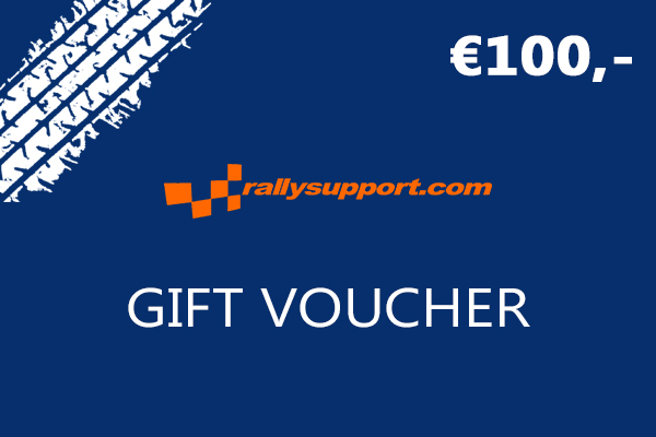 Rallysupport Gift voucher 100 euro