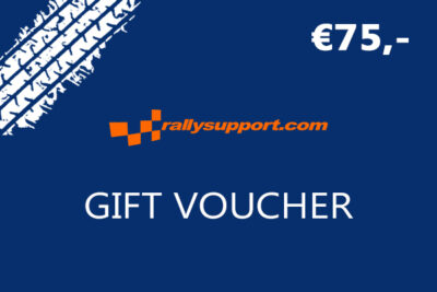Rallysupport Gift voucher 75 euro